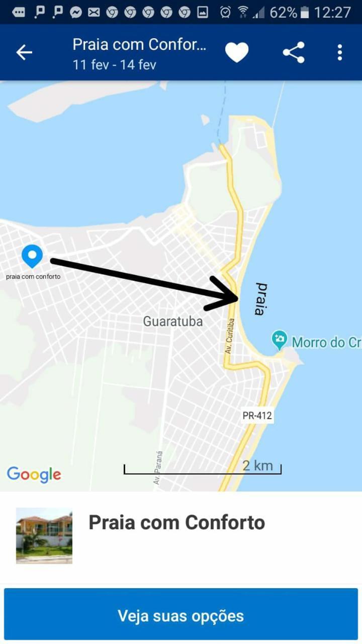 Praia Com Conforto Guaratuba Zewnętrze zdjęcie